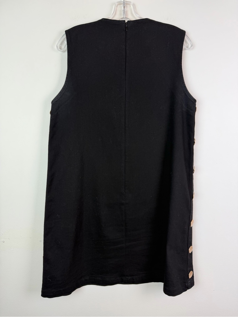 Tuckernuck Hyacinth House Black Twill Button Bitsy Dress - Picture 12 of 16